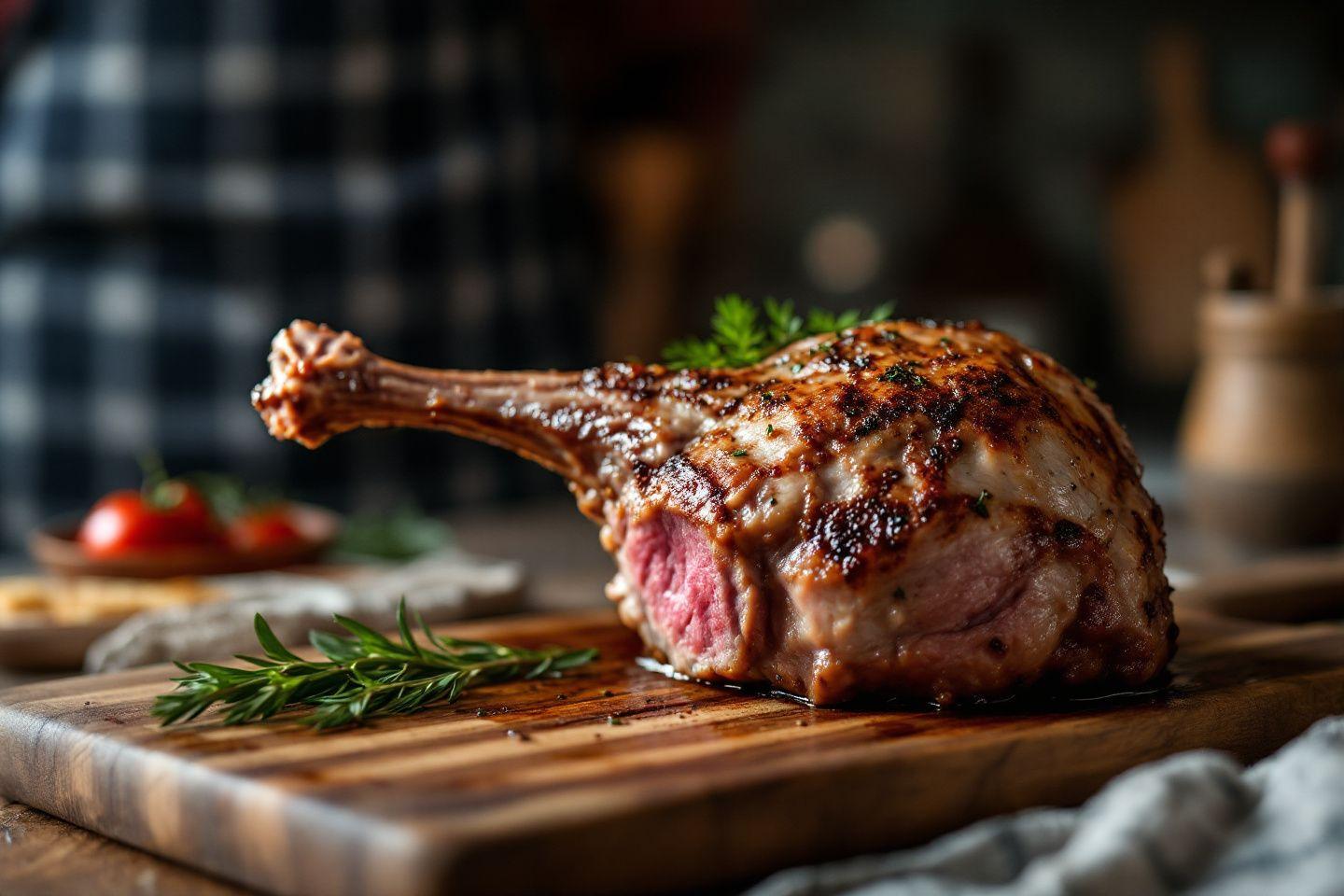 Tranches de gigot d’agneau au four : temps et méthode de cuisson