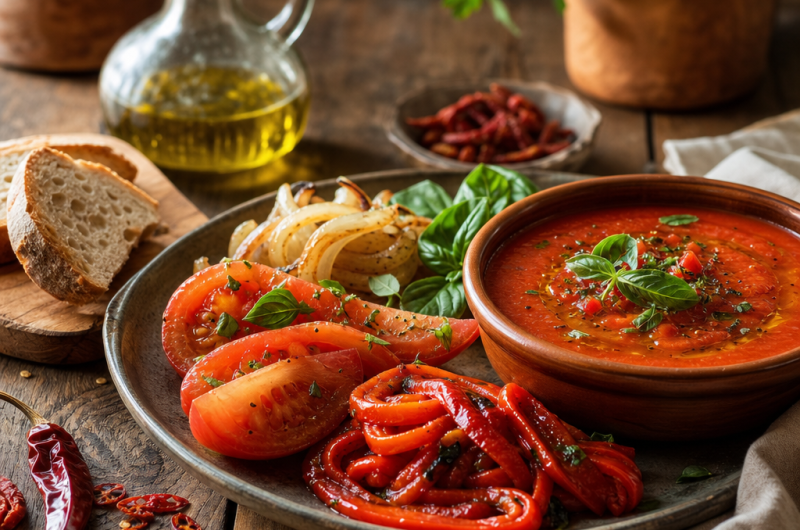 Quelle entrée avant un poulet basquaise : conseils et idées faciles